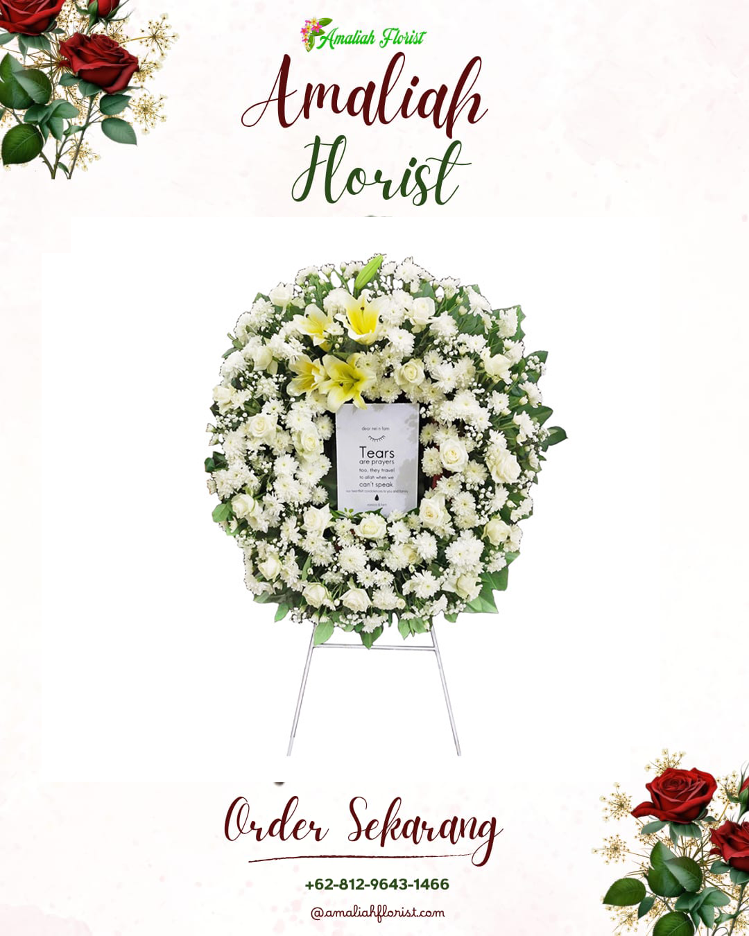 Krans Bunga Duka Pulomerak