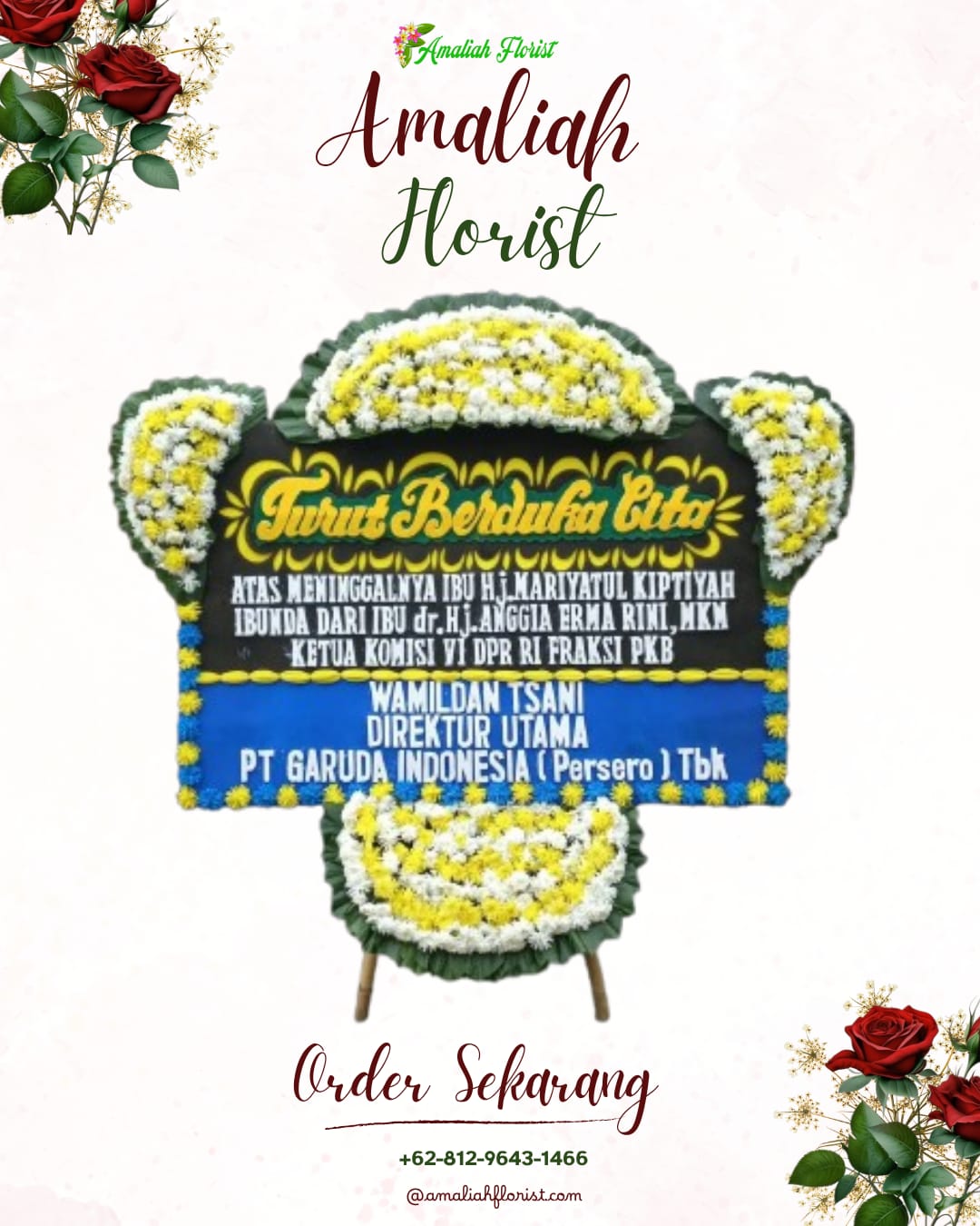 Papan Bunga Duka Pulomerak